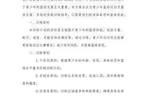 如何通过篮球训练计划提升自信:综合策略与实用建议